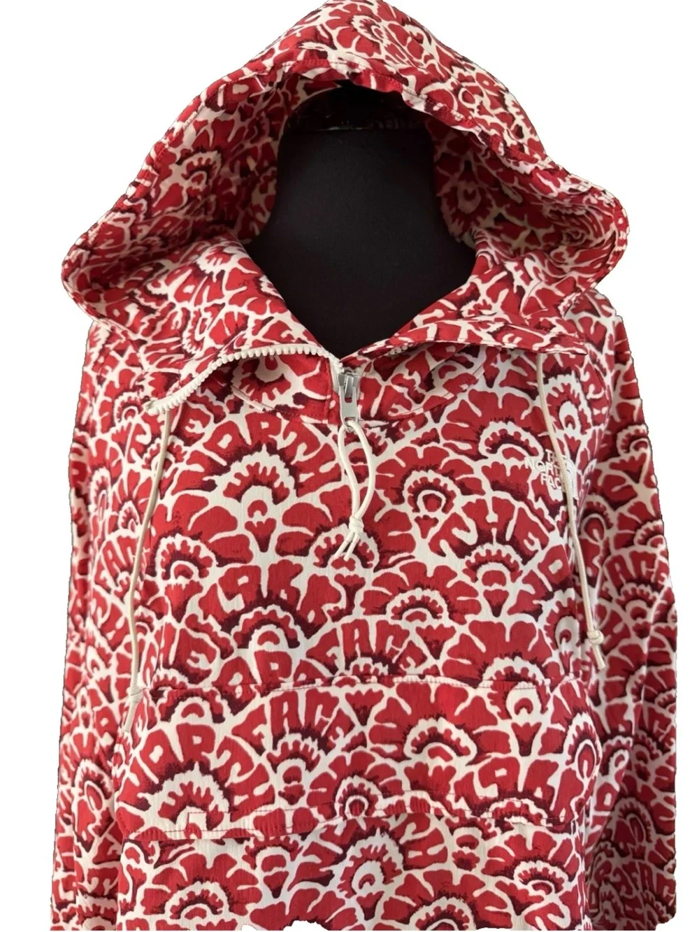 The North Face Printed Class V Pullover Jacket Men’s Red Size L EUC